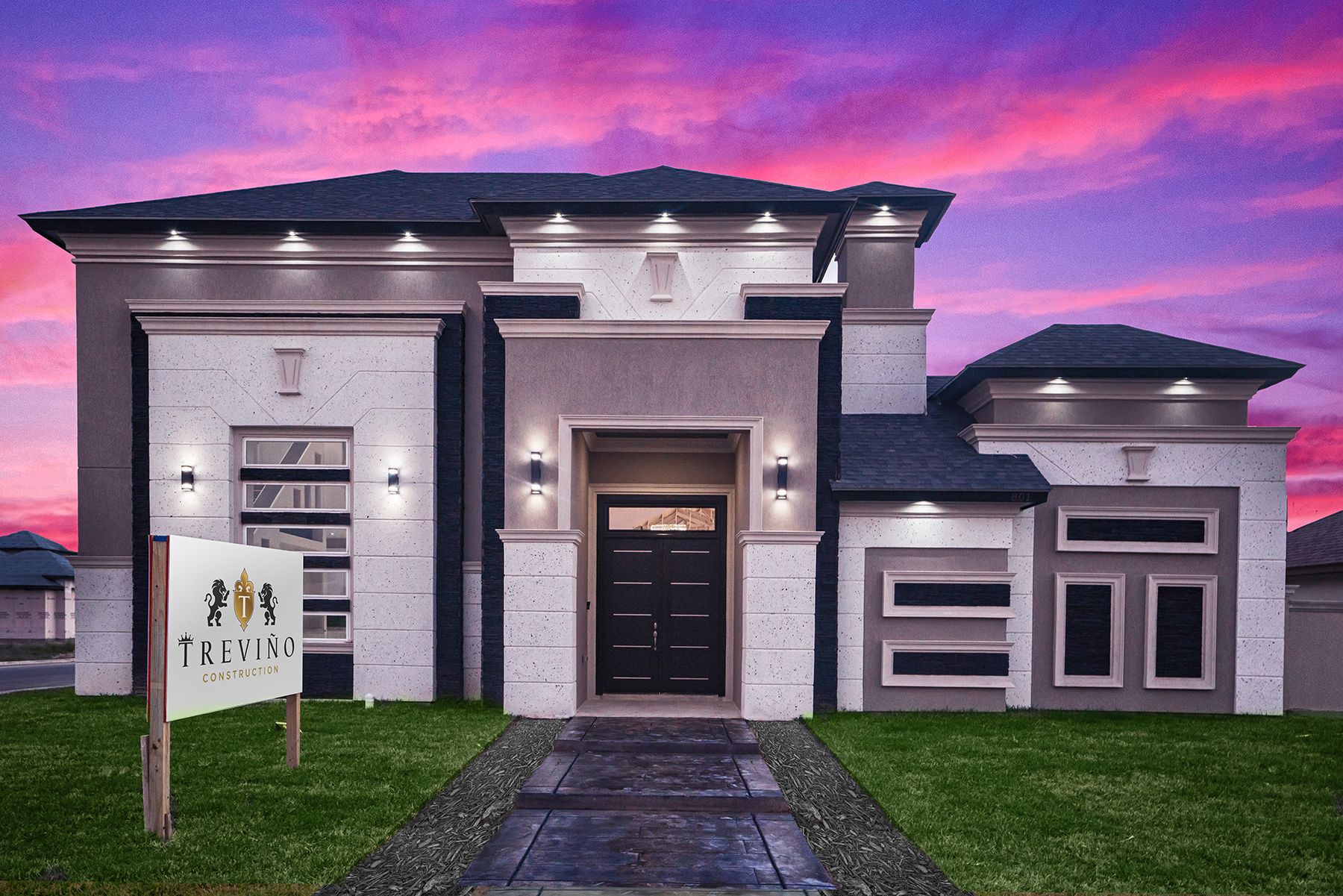 801 Cheyenne, a custom home in Pharr, Texas